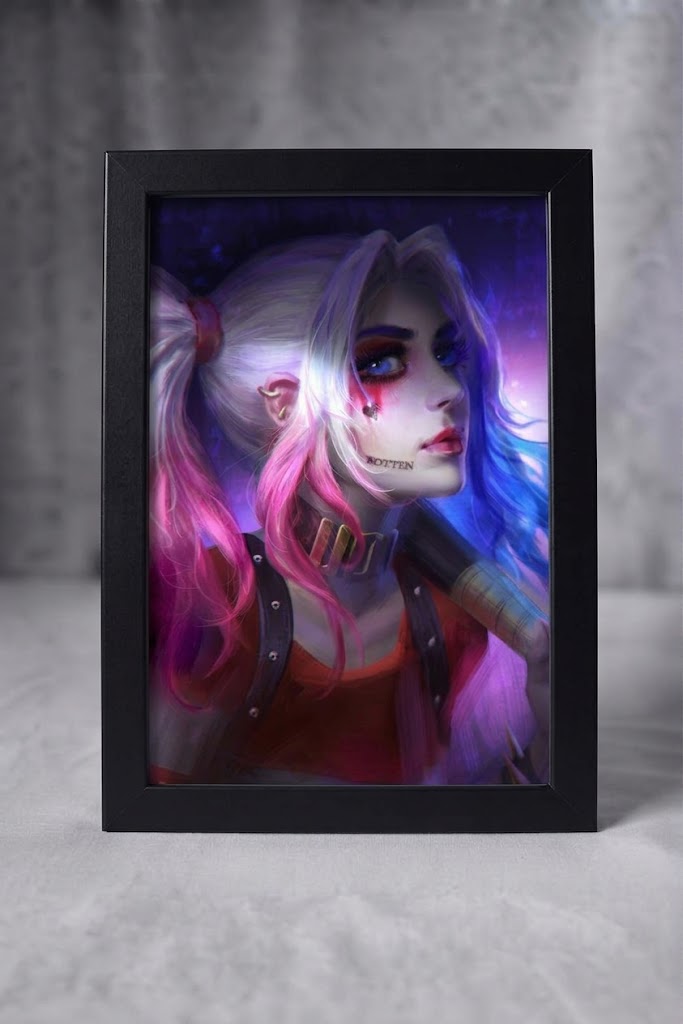 Quadro Arlequina Harley Quinn – Decoração Anime e Geek